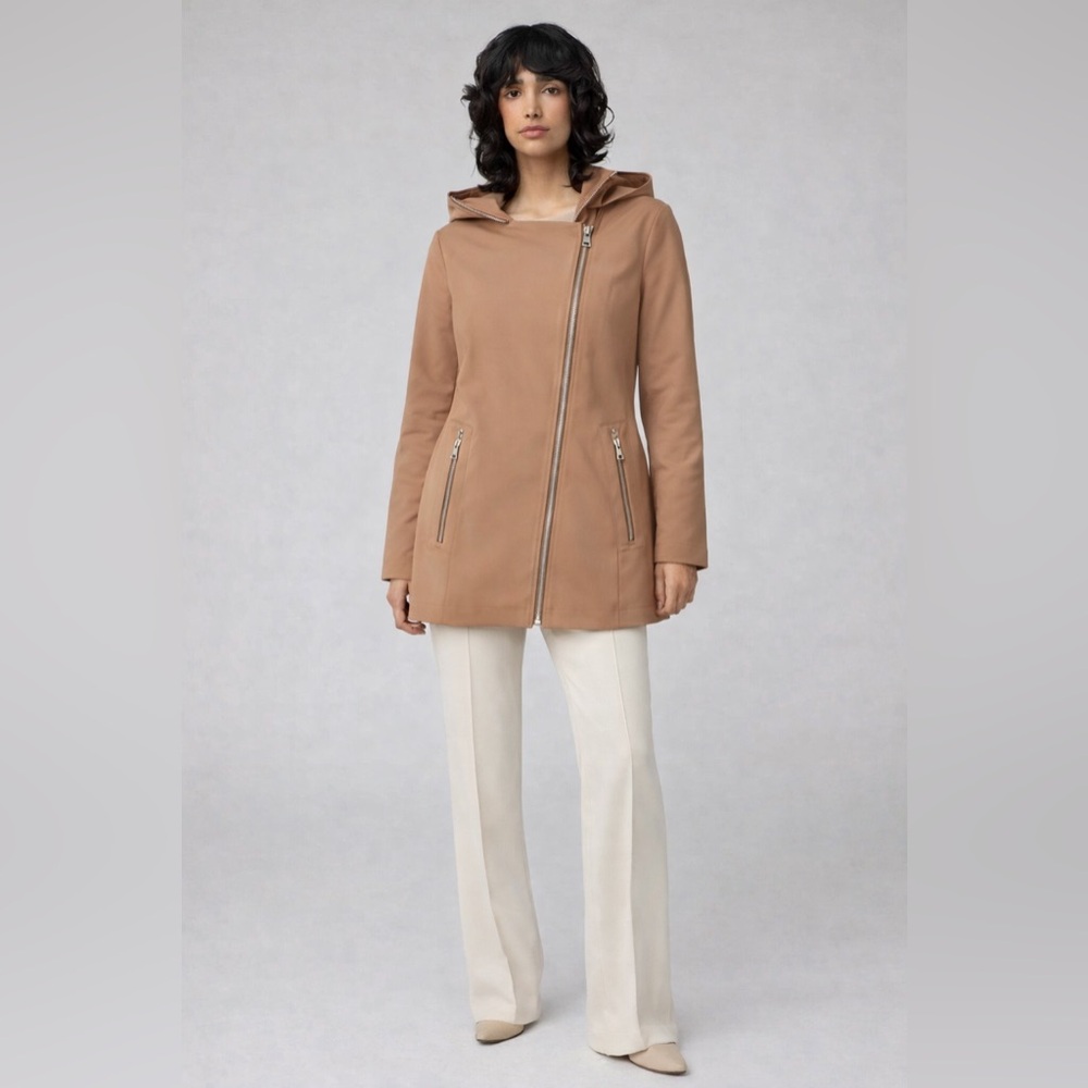Soia & Kyo Hooded Rain Jacket Size XS
